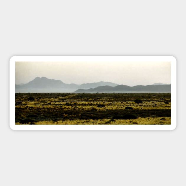 Dreamy Landscape, Namibia Sticker by Carole-Anne